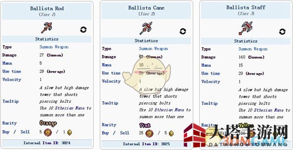 《泰拉瑞亚》弩车法杖：战场穿梭的火力支援神器