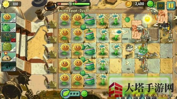 《植物大战僵尸2》古埃及第十关攻略