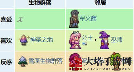 《泰拉瑞亚》护士偏爱环境大揭秘