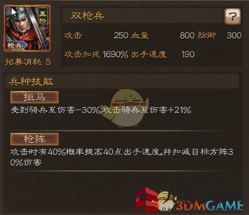 《步武天下》双枪兵兵种介绍