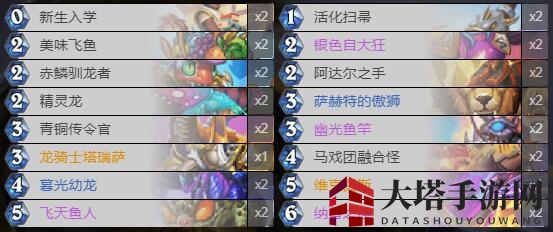 《炉石传说》暗月马戏团鱼龙骑卡组攻略