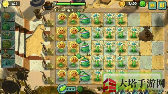 《植物大战僵尸2》古埃及第十关攻略