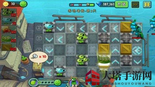 《植物大战僵尸2》天空之城围追堵截视频攻略