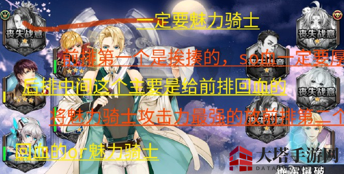 《王与异界骑士》迷宫阵容搭配及打法