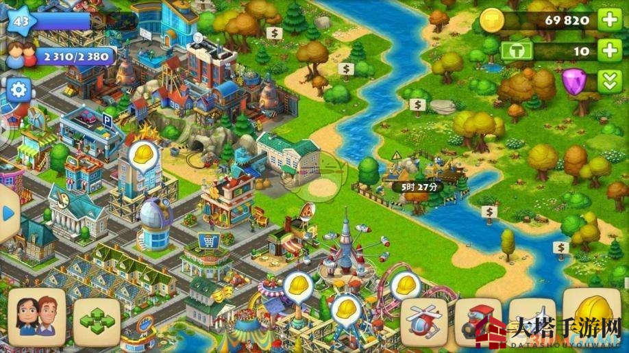 《梦想城镇》财富攻略：揭秘金币获取与绿钞免费方法