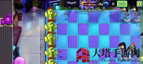 《植物大战僵尸2》摇滚年代第三关攻略