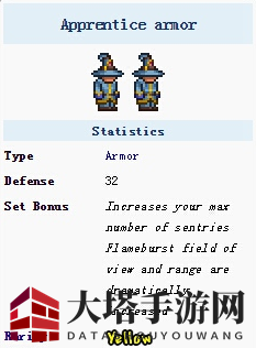 《泰拉瑞亚》手机版学徒套装介绍