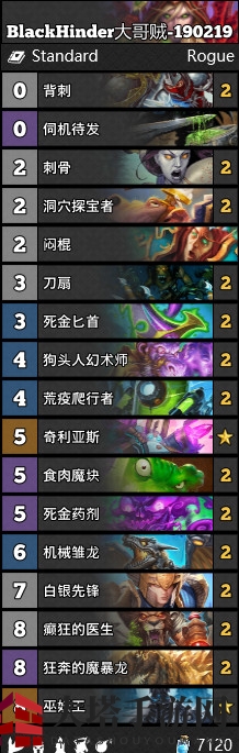 《炉石传说》大哥贼卡组精选指南