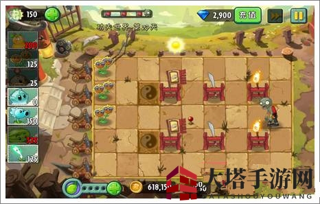 《植物大战僵尸2》功夫世界：西瓜投手领衔攻略，轻松通关第二十七关