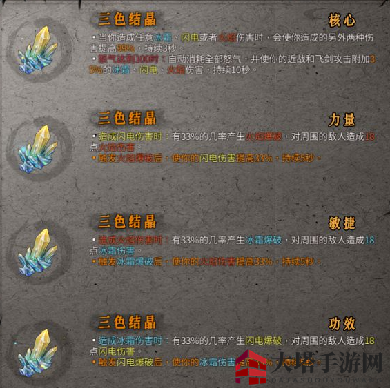 《暖雪》三色结晶推荐流派