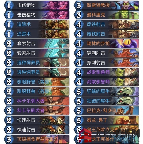 《炉石传说》贫瘠之地兽王猎卡组攻略