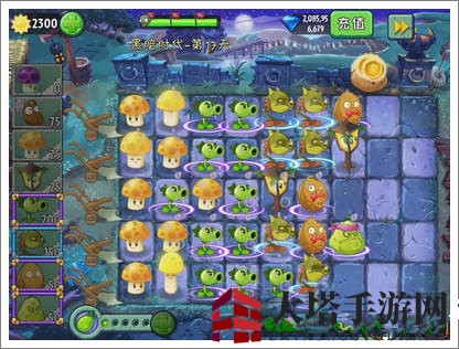 《植物大战僵尸2》黑暗时代第十七关攻略