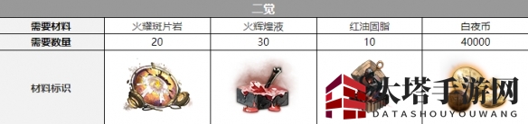 《白夜极光》雷吉娜二觉材料详览