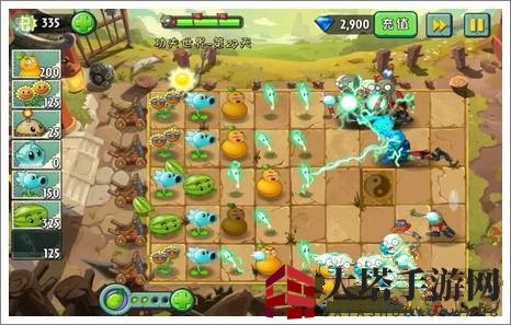 《植物大战僵尸2》功夫世界第二十七关攻略