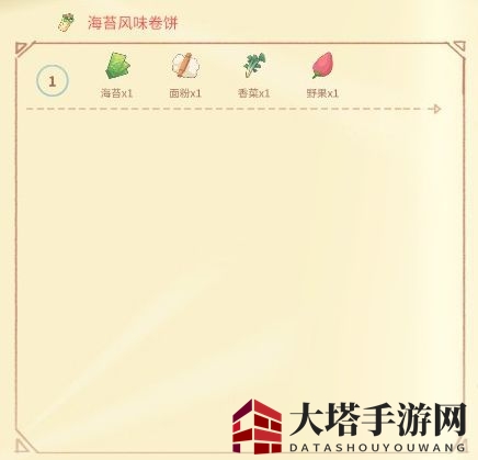 《波西亚时光》烹饪食谱大全汇总介绍