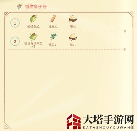《波西亚时光》烹饪食谱大全汇总介绍