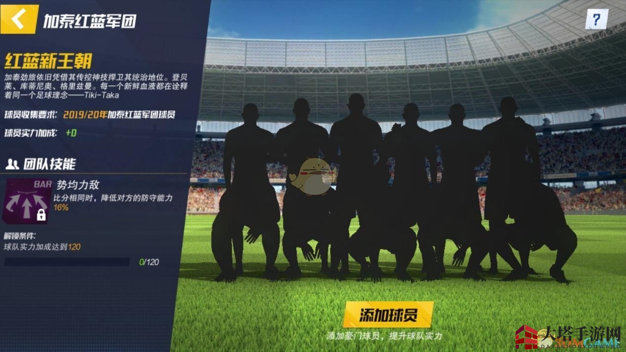 《最佳11人：冠军球会》团队技能介绍与分析