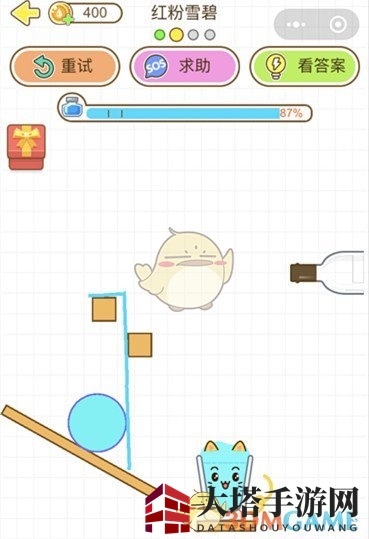 《猫千杯》红粉雪碧第二关雪碧三星攻略