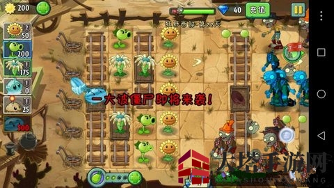《植物大战僵尸2》狂野西部第二十二关攻略