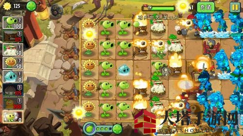 《植物大战僵尸2》功夫世界第十四关攻略