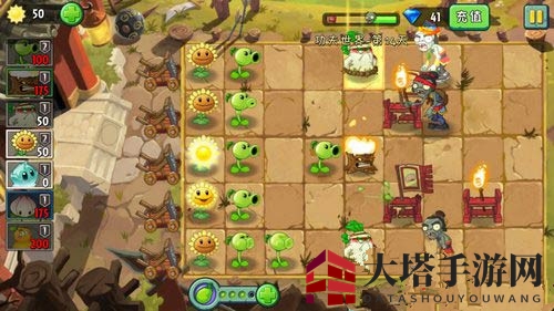 《植物大战僵尸2》功夫世界第十四关攻略