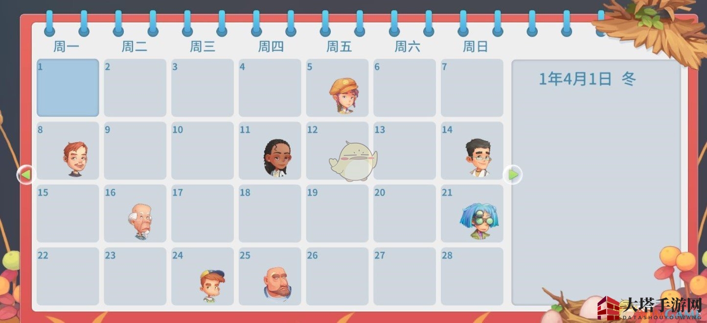 《波西亚时光》全NPC生日及特点介绍