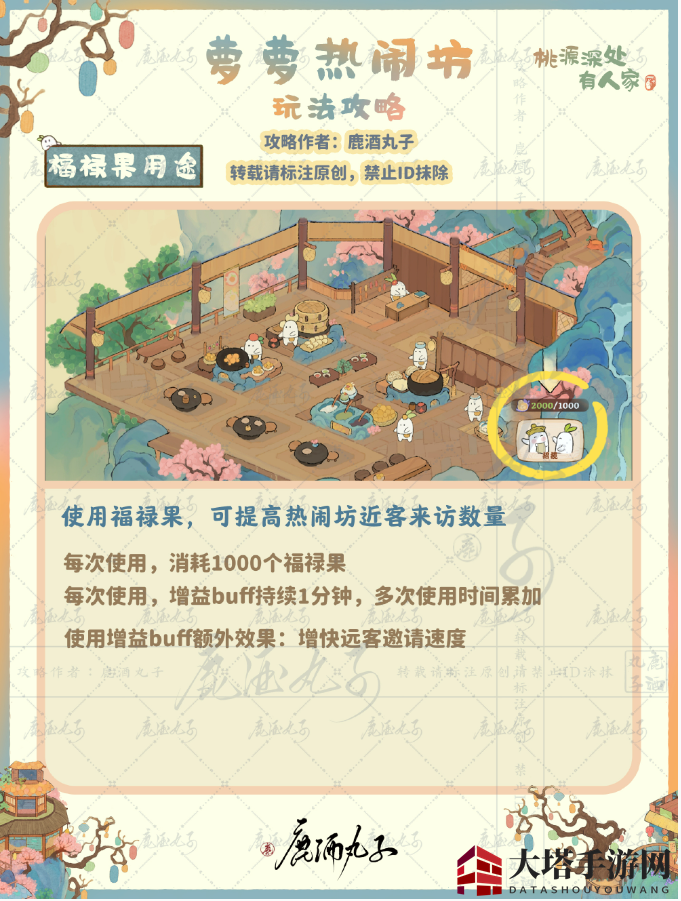 《桃源深处有人家》果果热闹坊玩法攻略