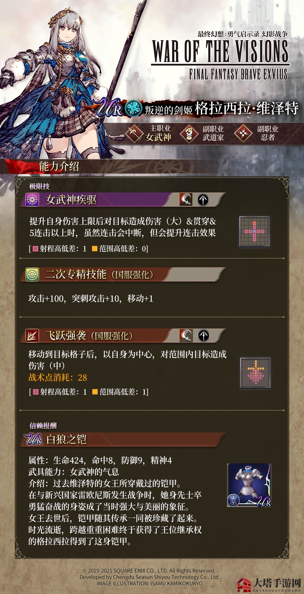 《最终幻想：勇气启示录幻影战争》格拉西拉维泽特角色介绍