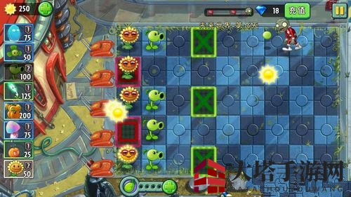 《植物大战僵尸2》未来世界第十六关攻略