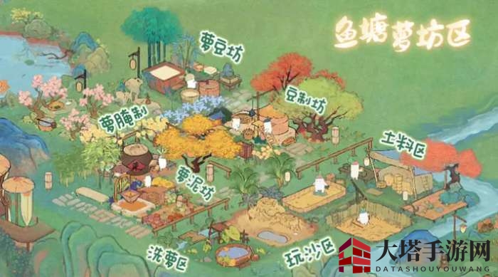 《桃源深处有人家》鱼塘罗坊布局攻略