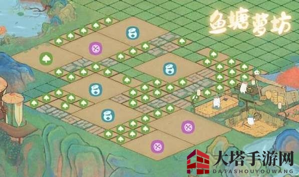 《桃源深处有人家》鱼塘罗坊布局攻略