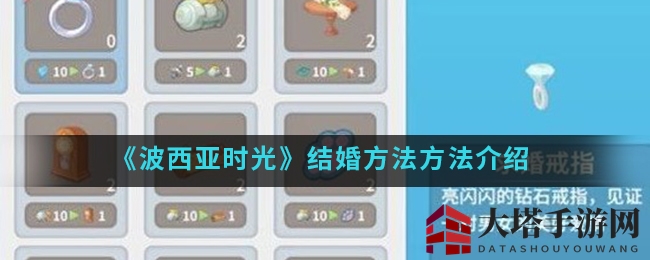 《波西亚时光》结婚方法介绍