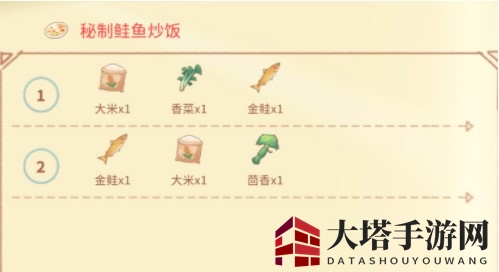 《波西亚时光》秘制鲑鱼炒饭：战力升级能量秘籍大揭秘