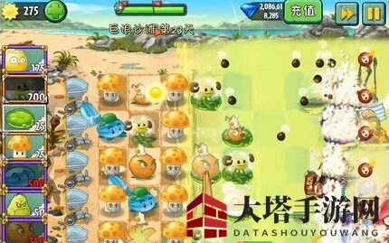 《植物大战僵尸2》巨浪沙滩第二十三关攻略