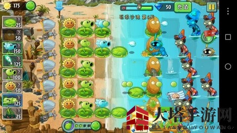 《植物大战僵尸2》巨浪沙滩第六关攻略