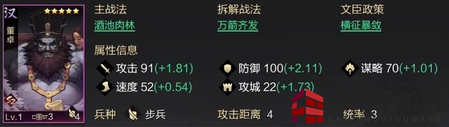 《率土之滨》董卓搭配攻略