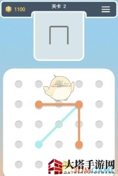 《点线交织拼图》第二关通关攻略：创意拉伸解锁趣味挑战