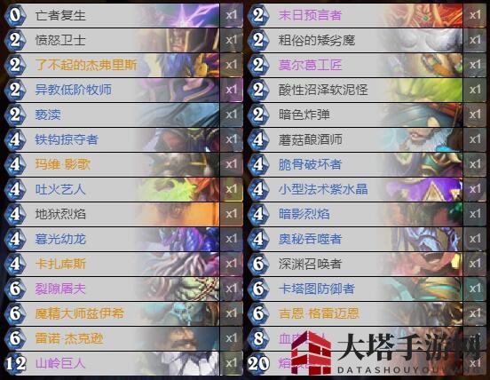 《炉石传说》暗月马戏团偶数术卡组搭配攻略