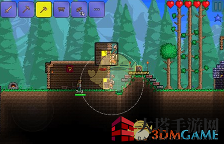 《泰拉瑞亚》手机版教你搭建自己的房子