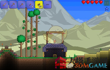 《泰拉瑞亚》手机版教你搭建自己的房子