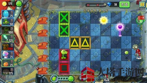 《植物大战僵尸2》未来世界第十四关攻略