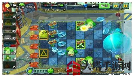 《植物大战僵尸2》未来世界第二十五关攻略