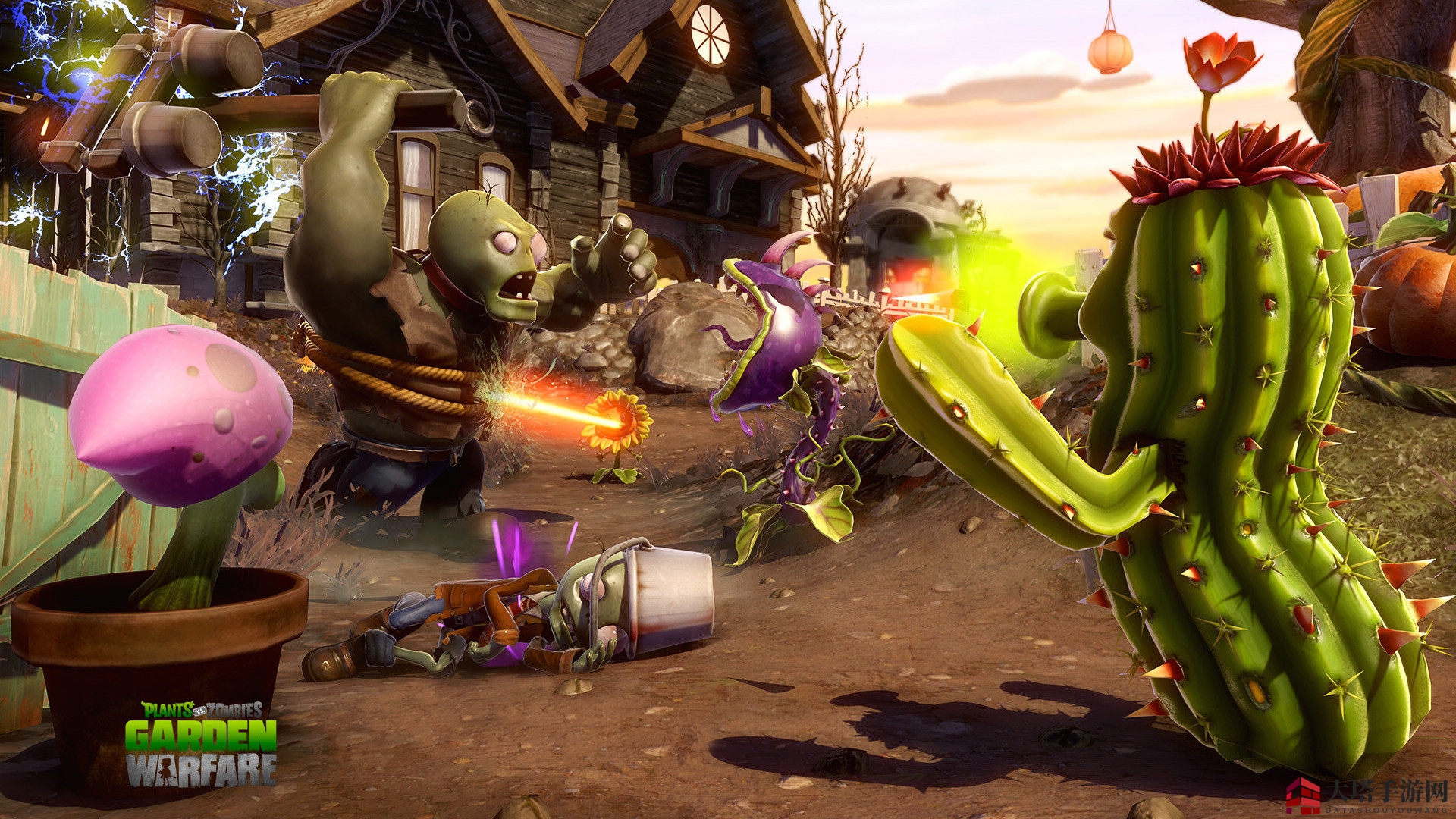 《植物大战僵尸2》功夫世界21天三星攻略，香蕉火箭炮扭转战局！