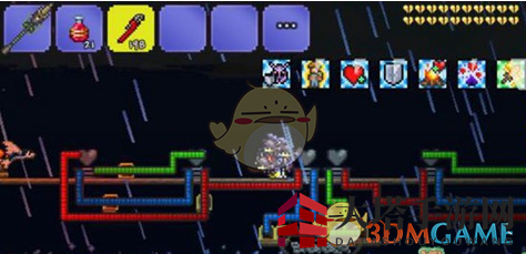 《泰拉瑞亚》手机版红心雕像电路介绍